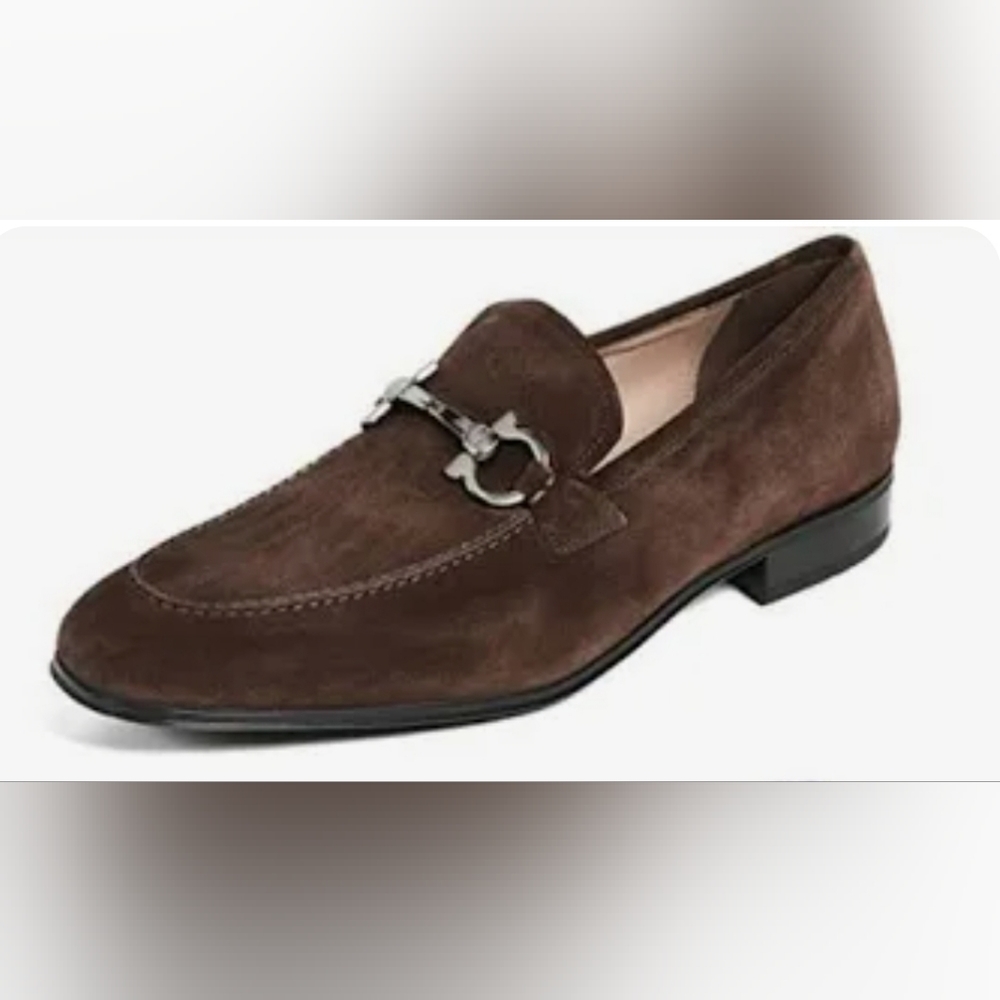 Salvatore ferragamo castor suede flori 2 SZ 7EEE